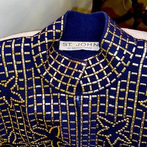 Blue and Gold St. John Jacket